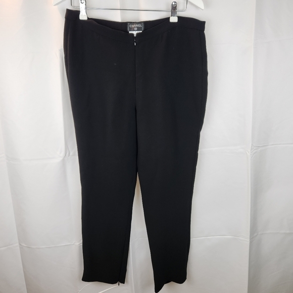 Chanel silk crop pants size 4 (38) in VGUC - Picture 1 of 9